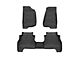 OMAC Premium 3D Front and Rear Floor Liners; Black (20-24 Jeep Gladiator JT)