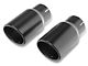 RedRock Dual Exhaust System with Black Tips; Rear Exit (20-24 3.6L Jeep Gladiator JT)