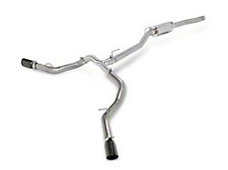 RedRock Dual Exhaust System with Black Tips; Side Exit (20-26 3.6L Jeep Gladiator JT)