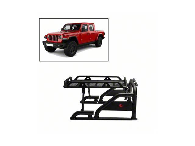 Warrior Roll Bar; Black (20-24 Jeep Gladiator JT)