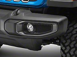 RedRock Fog Light Surround; Gray; Driver Side (20-23 Jeep Gladiator JT)