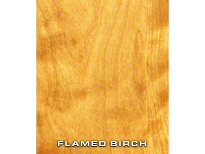 RETROLINER Real Wood Bed Liner; Flamed Birch Wood; HydroShine Finish; Mild Steel Punched Bed Strips (20-24 Jeep Gladiator JT)