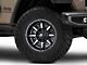 Fuel Wheels Coupler Matte Black Machined Wheel; 17x9 (20-24 Jeep Gladiator JT)