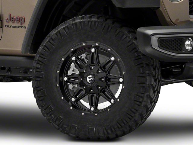 Fuel Wheels Hostage Matte Black Wheel; 18x9 (20-24 Jeep Gladiator JT)