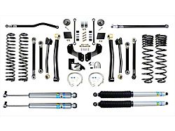 EVO Manufacturing 4.50-Inch Enforcer Stage 4 Overland Suspension Lift Kit with Bilstein Shocks, Front and Rear Track Bars (20-23 3.0L EcoDiesel Jeep Gladiator JT)