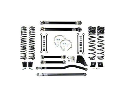 EVO Manufacturing 6.50-Inch Heavy Duty Enforcer Stage 3 Suspension Lift Kit with Front and Rear Track Bars (20-24 3.6L Jeep Gladiator JT)