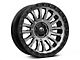 Fuel Wheels Rincon Matte Gunmetal with Black Ring Wheel; 17x9 (20-24 Jeep Gladiator JT)