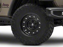 Mammoth General Matte Black Wheel; 17x9 (20-23 Jeep Gladiator JT)
