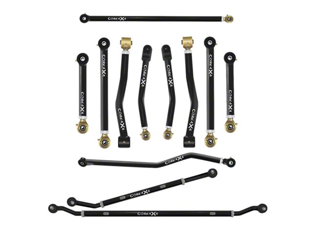 Core 4x4 Camp Series Adjustable Upper and Lower Control Arm, Track Bar and 2.5-Ton Steering Kit (20-24 Jeep Gladiator JT)