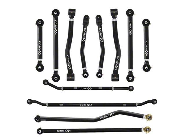 Core 4x4 Cruise Series Adjustable Upper and Lower Control Arm, Track Bar and 2.5-Ton Steering Kit (20-24 Jeep Gladiator JT)