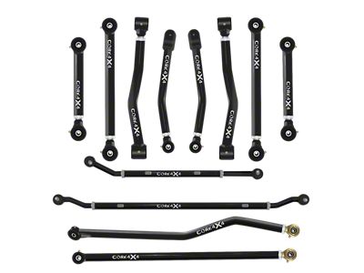 Core 4x4 Cruise Series Adjustable Upper and Lower Control Arm, Track Bar and 2.5-Ton Steering Kit (20-24 Jeep Gladiator JT)