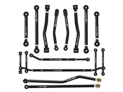 Core 4x4 Cruise Series Adjustable Upper and Lower Control Arm, Track Bar, 2.5-Ton Steering and End Link Kit (20-23 Jeep Gladiator JT)