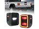 LED Tail Lights; Black Housing; Smoked Lens (20-24 Jeep Gladiator JT w/ Factory Halogen Tail Lights)
