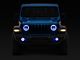 9-Inch LED RGBW Halo Headlights with RGBW Fog Lights; Black Housing; Clear Lens (20-24 Jeep Gladiator JT)