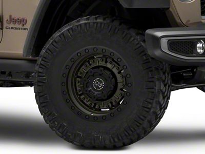 Black Rhino Abrams Olive Drab Green Wheel; 17x9.5 (20-23 Jeep Gladiator JT)