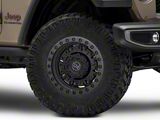 Black Rhino Abrams Textured Matte Gunmetal Wheel; 17x9.5; -18mm Offset (20-26 Jeep Gladiator JT)