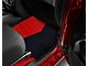 F1 Hybrid Front and Rear Floor Mats; Full Red (20-24 Jeep Gladiator JT)