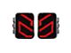 Skyline Elite Tail Lights; Black Housing; Smoked Lens (20-24 Jeep Gladiator JT w/ Factory Halogen Tail Lights)