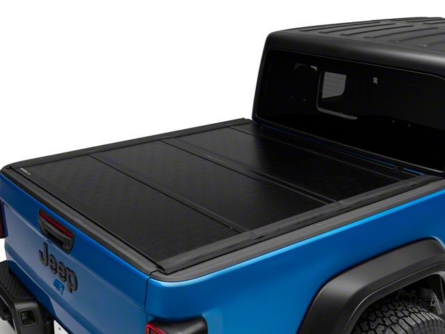 UnderCover Flex Tri-Fold Tonneau Cover; Black Textured (20-24 Jeep Gladiator JT)