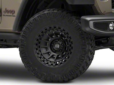 Black Rhino Barrage Matte Black Wheel; 17x8.5 (20-24 Jeep Gladiator JT)