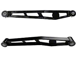 Elev8 Offroad Identity Series Fixed Length H-Beam Front Lower Control Arms for 2 to 4-Inch Lift; Black (20-23 Jeep Gladiator JT)