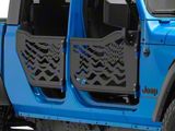 Barricade US Flag Tubular Doors With Mirrors (20-26 Jeep Gladiator JT)