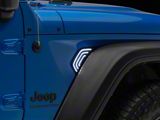 Raxiom Axial Series Sequential LED Fender Vent Sidemarker; Smoke (20-24 Jeep Gladiator JT)