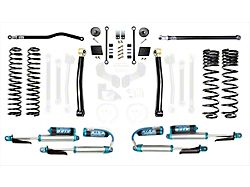 EVO Manufacturing 2.50-Inch Enforcer Stage 2 Suspension Lift Kit with King 2.5 Blue Shocks, Front and Rear Track Bars (20-23 3.6L Jeep Gladiator JT)