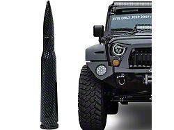EcoAuto Bullet Antenna; Carbon Fiber (07-23 Jeep Wrangler JK & JL)