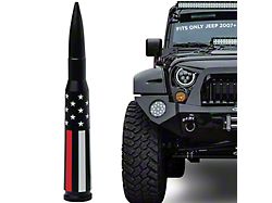 EcoAuto Bullet Antenna; Support Fire Fighters (07-23 Jeep Wrangler JK & JL)