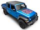 SEC10 Topographical Hood Decal; Pink (20-24 Jeep Gladiator JT, Excluding Mojave)