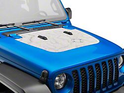 SEC10 Topographical Hood Decal; Natural (20-23 Jeep Gladiator JT, Excluding Mojave)