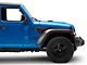 SEC10 Long Side Accent Decal; Black/Red Carbon Fiber (20-24 Jeep Gladiator JT)