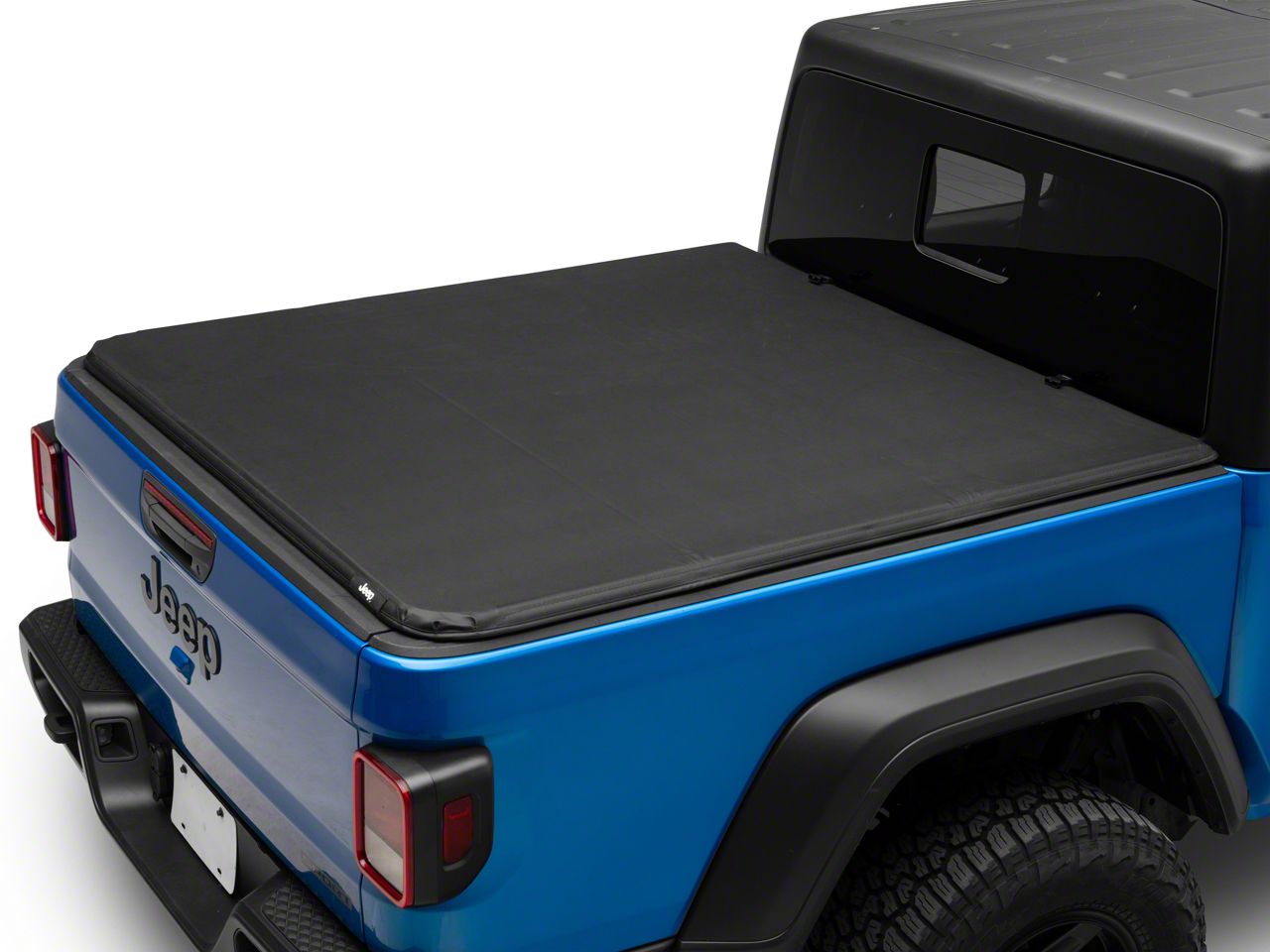 Jeep Licensed by TruShield Jeep Gladiator EZ Hard Fold Tonneau Cover ...