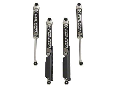 Falcon Shocks SP2 2.1 Monotube Front and Rear Shocks for 0 to 1.50-Inch Lift (20-23 3.6L Jeep Gladiator JT, Excluding Mojave)