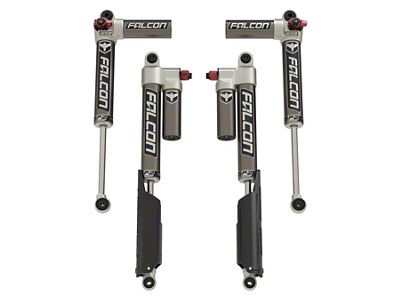 Falcon Shocks SP2 3.3 Fast Adjust Piggyback Front and Rear Shocks for 0 to 1.50-Inch Lift (20-23 3.6L Jeep Gladiator JT, Excluding Mojave)