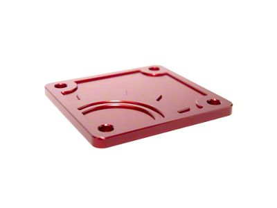 BuiltRight Industries Bed Plug Cover; Red (20-23 Jeep Gladiator JT)