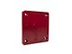 BuiltRight Industries Bed Plug Cover; Red (20-24 Jeep Gladiator JT)