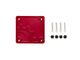 BuiltRight Industries Bed Plug Cover; Red (20-24 Jeep Gladiator JT)