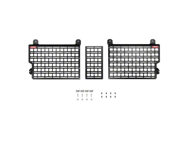 BuiltRight Industries Bedside MOLLE Rack System; Cab Wall Kit (20-24 Jeep Gladiator JT)