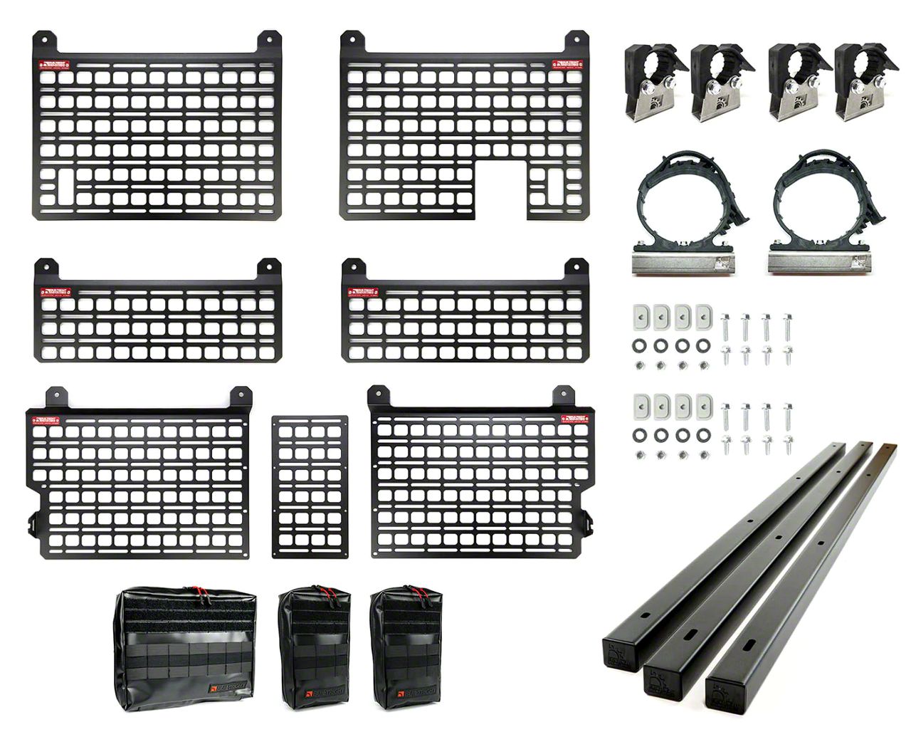 BuiltRight Industries Jeep Gladiator Gear Organization MOLLE System