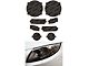 Lamin-X Headlight Tint Covers; Gunsmoke (20-24 Jeep Gladiator JT Sport)