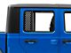 SEC10 Small Punched Rear Window Decal; Gloss Black (20-24 Jeep Gladiator JT)
