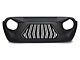 Angry Series Grille with Daytime Running Lights and Turn Signals; Matte Black (20-24 Jeep Gladiator JT)