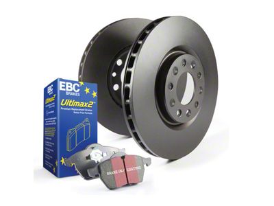 EBC Brakes Stage 1 Ultimax Brake Rotor and Pad Kit; Front (20-24 Jeep Gladiator JT)