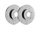 SP Performance Slotted Rotors with Gray ZRC Coating; Rear Pair (20-24 Jeep Gladiator JT)