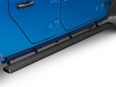 5-Inch iStep Running Boards; Black (20-23 Jeep Gladiator JT)
