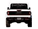 American Flag Tailgate Wrap Graphic; Black with Orange Outline (20-24 Jeep Gladiator JT)