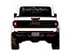 American Flag Tailgate Wrap Graphic; Black with Red Outline (20-24 Jeep Gladiator JT)
