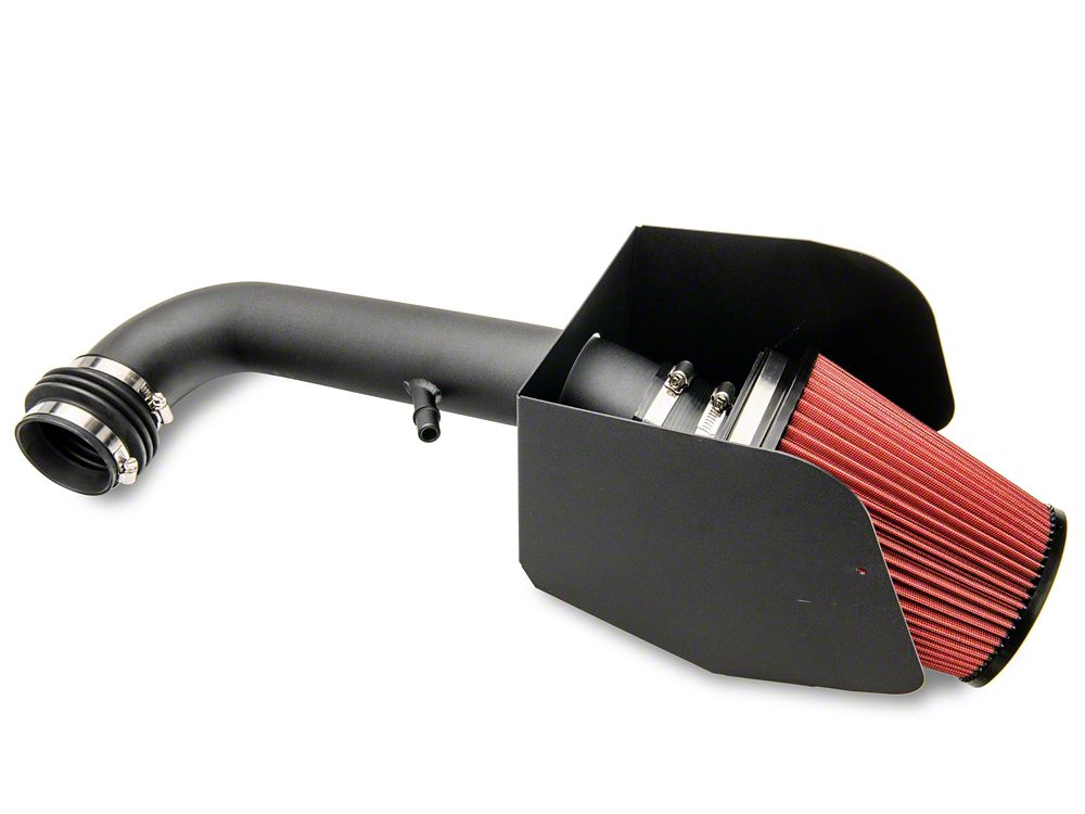 RedRock Cold Air Intake; Textured Black (2024 3.6L Jeep Gladiator JT) RedRock